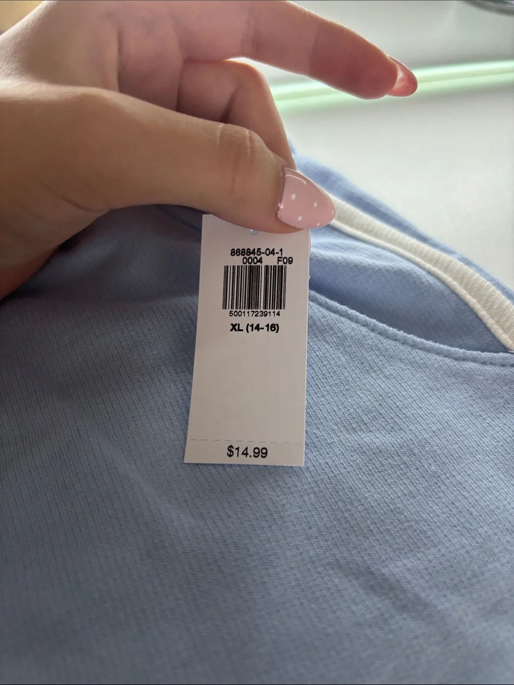 Old Navy Light Blue Athletic Shorts with White Trim